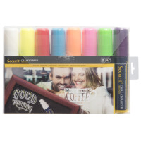 Securit Kreidemarker ORIGINAL LARGE, 8er Etui, weiß