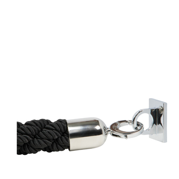 Securit Absperrsystem CLASSIC - Seil, schwarz chrom