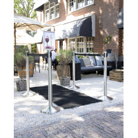 Securit Absperrsystem RETRACTABLE, chrom, 2er Set