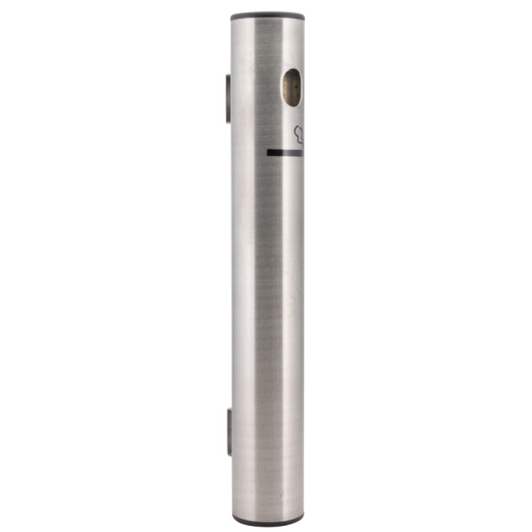 Securit Wandascher, aus Edelstahl, silber