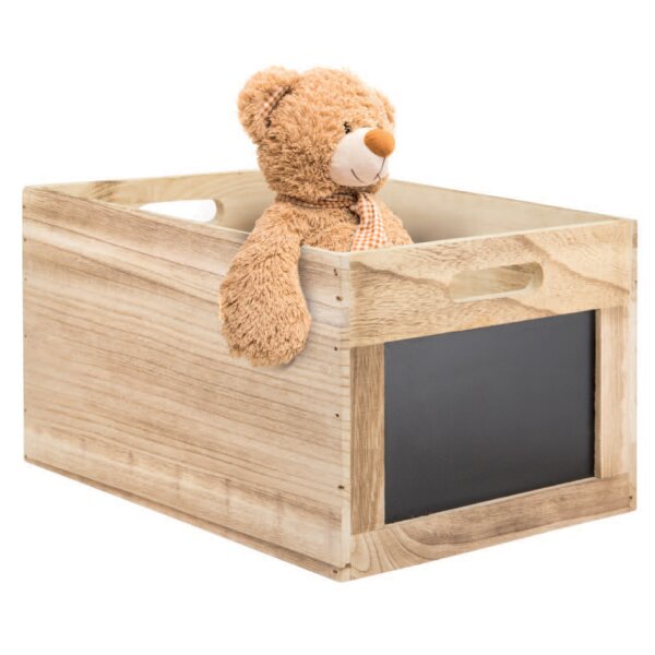 Securit Holzbox TABLECADDY, mit 2 Kreidetafelfl&auml;chen
