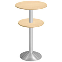 SODEMATUB Stehtisch 60001GA, 600 500 mm, grau alu