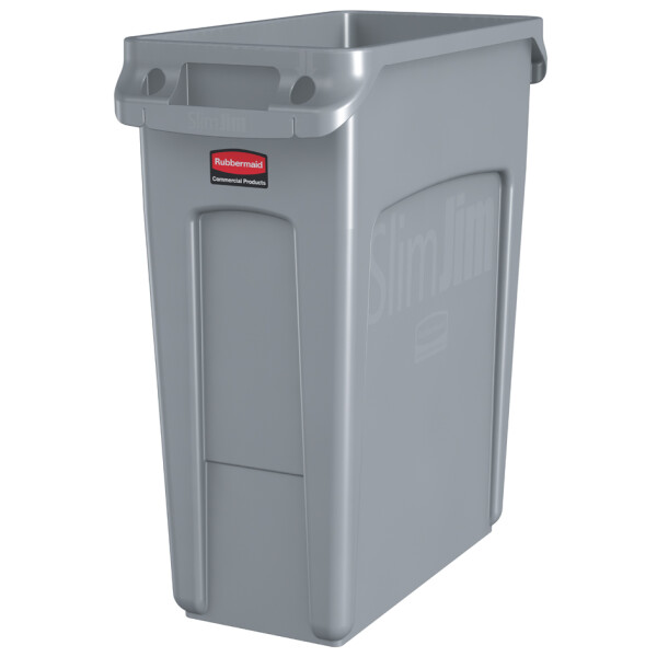 Rubbermaid Schwingdeckel Slim Jim, grau