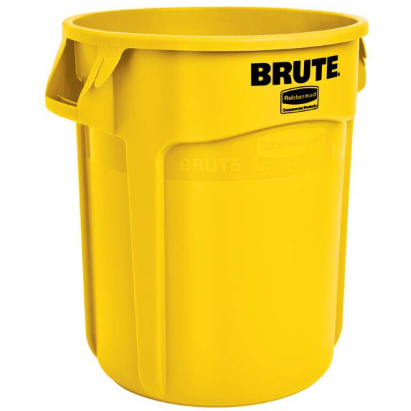 Rubbermaid Container BRUTE 75,7 Liter, aus PP, gelb