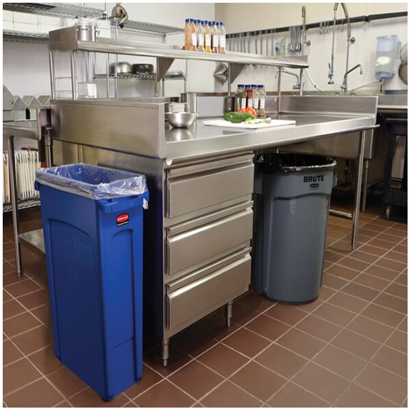 Rubbermaid Container BRUTE 75,7 Liter, aus PP, gelb