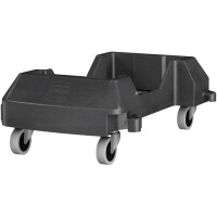 Rubbermaid Transportroller Slim Jim, erweiterbar, schwarz