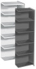 kerkmann Anbau-Regal ARTLINE, 4 Böden, (B)780 mm, weiß