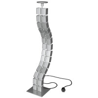 kerkmann Kabelkanal horizontal für Sitz- Stehtische, weiß