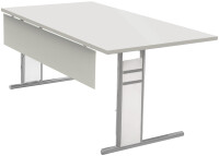 kerkmann Schreibtisch Form 4, (B)1.600 mm, weiß