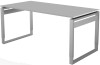 kerkmann Schreibtisch Form 5, (B)1.600 x (T)800 mm, weiß