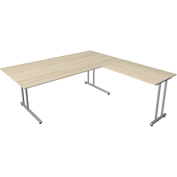 kerkmann Schreibtisch Start Up mit Anbau, (B)2.000 mm