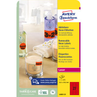 AVERY Zweckform Stick&Lift Etiketten, 63,5 x 29,6 mm,...