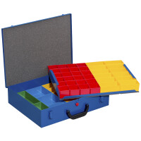 allit Metall-Kleinteilekoffer EuroPlus Pro M 44H-12, blau