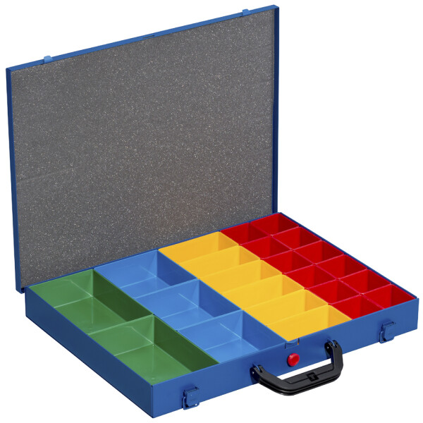 allit Metall-Kleinteilekoffer EuroPlus Pro M 44H-24, blau