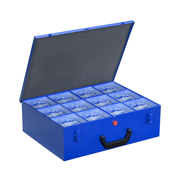 allit Metall-Kleinteilekoffer EuroPlus Pro M 44 2L-59, blau