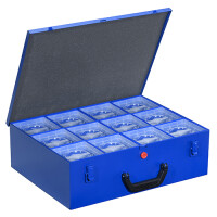 allit Metall-Kleinteilekoffer EuroPlus Pro M 44 2L-59, blau