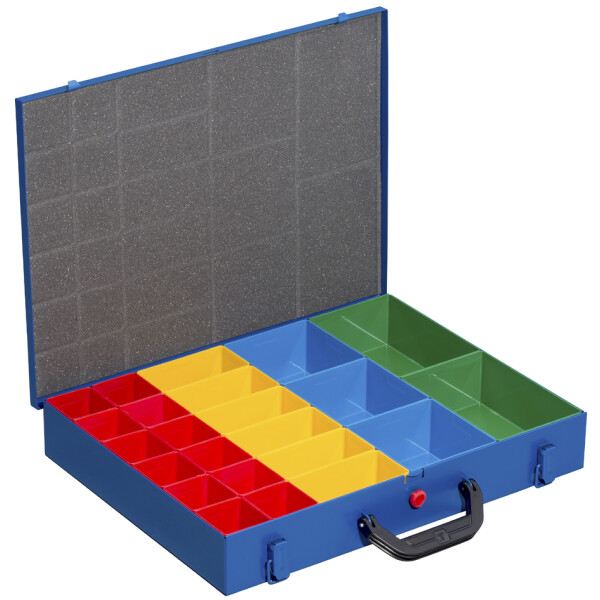 allit Metall-Kleinteilekoffer EuroPlus Pro M 34L-14, blau