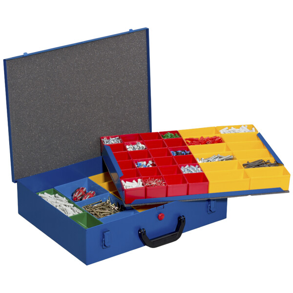 allit Metall-Kleinteilekoffer EuroPlus Pro M 44L-23, blau