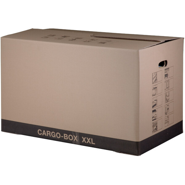 SMARTBOXPRO Umzugskarton "CARGO-BOX XXL", braun