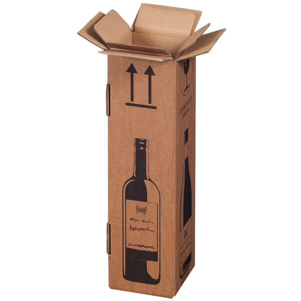 SMARTBOXPRO Flaschen-Versandkarton, für 1 Flasche