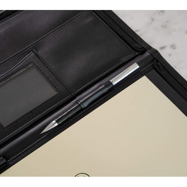 rillstab Schreibmappe "Excellent de luxe", DIN A4, schwarz
