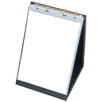 rillstab Tisch-Flipchart, A4 hoch, schwarz, inkl. 10...