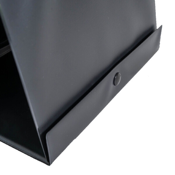 rillstab Tisch-Flipchart, A4 quer, schwarz, inkl. 10 Hüllen