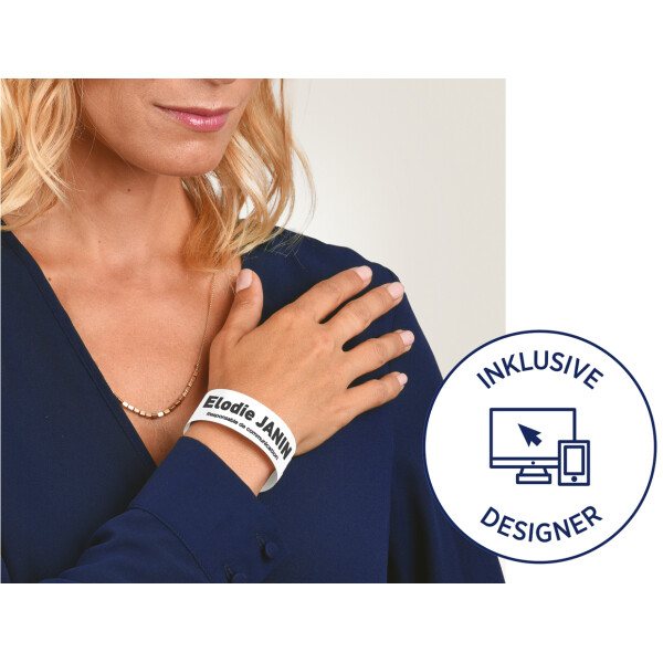 AVERY Zweckform Eventbänder, 265 x 18 mm, bedruckbar, weiß