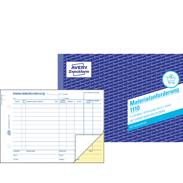 AVERY Zweckform Formularbuch "Waren- Rechnungseingangsbuch"