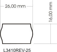 AVERY Zweckform Stick+Lift Preis-Etiketten, 26 x 16 mm, weiß