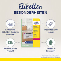 AVERY Zweckform Wetterfeste Versand-Etiketten, 99,1 x 57 mm