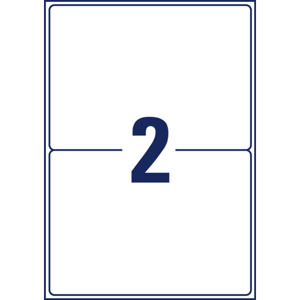 AVERY Zweckform Wetterfeste Versand-Etiketten, 99,1 x 67,7mm