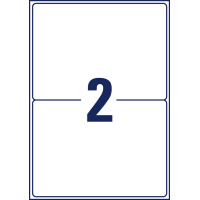 AVERY Zweckform Wetterfeste Versand-Etiketten, 99,1 x 67,7mm