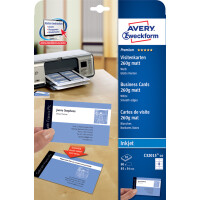 AVERY Zweckform Quick & Clean Visitenkarten, matt,...
