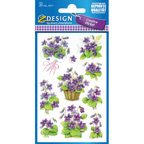 ZDesign CREATIVE Sticker "Rosen Efeu"
