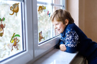 AVERY Zweckform ZDesign KIDS Fensterbild "Meereswelt", A4