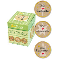 AVERY Zweckform ZDesign Weihnachts-Sticker auf Rolle