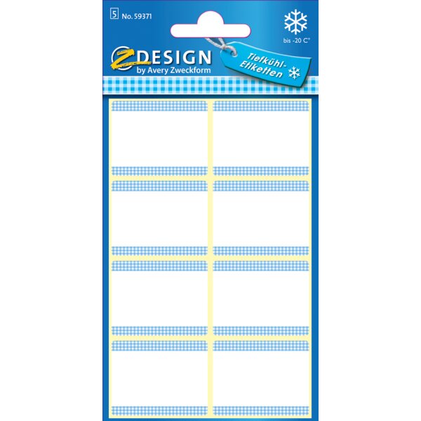 AVERY Zweckform ZDesign Tiefk&uuml;hletiketten HOME, wei&szlig;