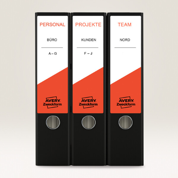AVERY Zweckform Ordnerrücken-Etiketten, 59 x 192 mm, weiß