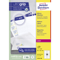 AVERY Zweckform QuickPEEL Adress-Etiketten, 63,5 x 38,1 mm