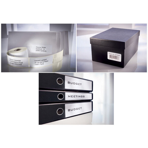 AVERY Zweckform Ordner-Rollenetiketten, 190 x 59 mm, weiß