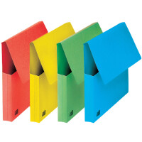 Oxford Dokumententasche, DIN A4, Karton, gelb