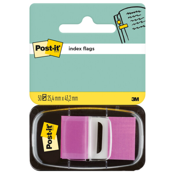 Post-it Haftmarker Index, 25,4 x 43,2 mm, grün