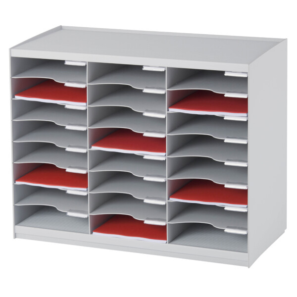 PAPERFLOW Sortierstation, 24 Fächer, schwarz