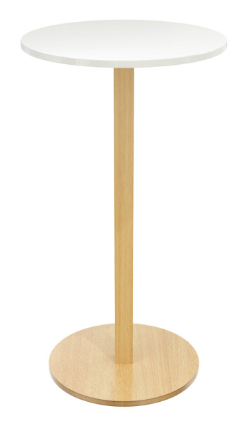PAPERFLOW Stehtisch Woody, Durchmesser: 600 mm, rot buche
