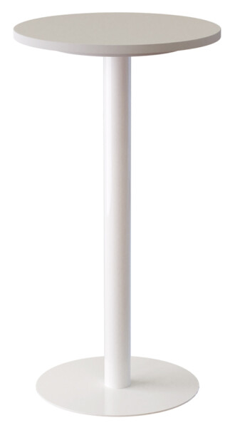 PAPERFLOW Stehtisch easyDesk, Durchmesser 800 mm, weiß weiß