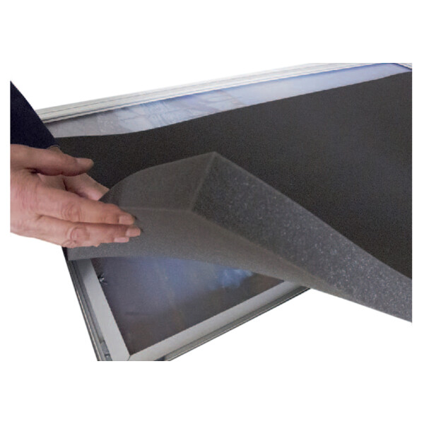 PAPERFLOW Trennwand easyScreen, Textiloberfläche, sandfarben