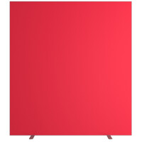PAPERFLOW Trennwand easyScreen, Textiloberfläche, rot