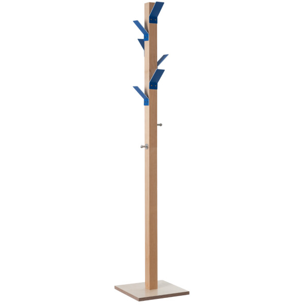 PAPERFLOW Garderobenständer "easyCloth", aus Holz, weiß