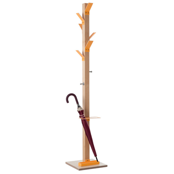 PAPERFLOW Garderobenständer "easyCloth", Schirmhalter, grün